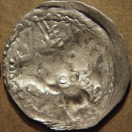 Mehama silver drachm, fine early style reverse