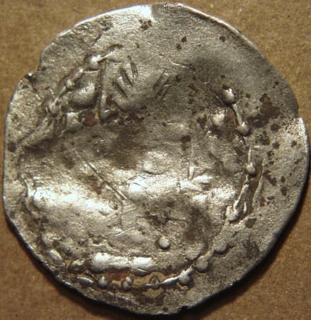 Mehama silver drachm, fine crowned style reverse