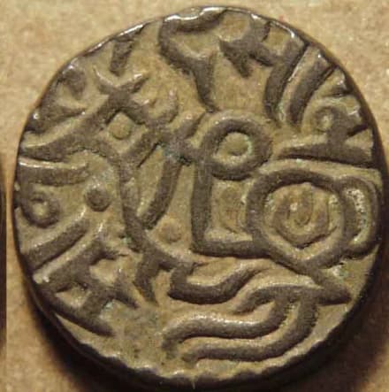 Muhammad bin Sam billon jital, Delhi - Copper reverse