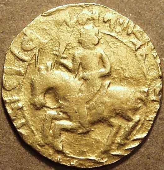 Muhammad bin Sam gold 20-ratti, Bengal obverse