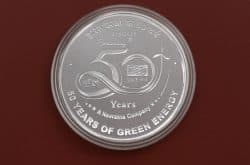 India Commemorative 50 Years of NHPC Limited | Rs. 50 Proof Coin reverse