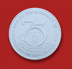 India Commemorative Platinum Jubilee Celebrations of Armed Forces Medical College, Pune reverse
