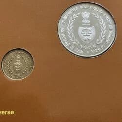 India Commemorative 150 YEARS OF COMPTROLLER & AUDITOR GENERAL OF INDIA obverse