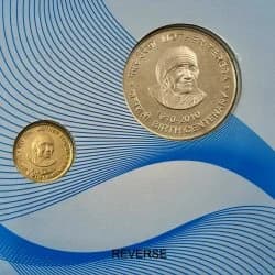 India Commemorative MOTHER TERESA BIRTH CENTENARY obverse