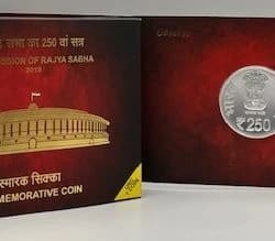 India Commemorative 250th Session of Rajya Sabha -ing obverse