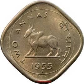 Republic India 2 Annas reverse