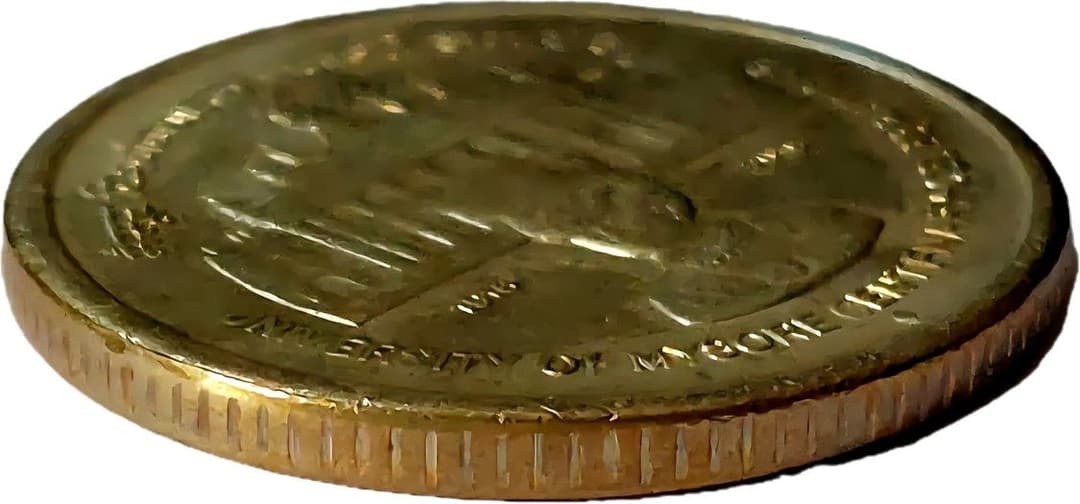 5 Rupees - University of Mysore Centenary Celebrations obverse