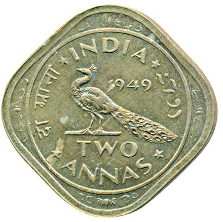 2 Annas - Ni-Brass Pattern w/Obv Stars reverse