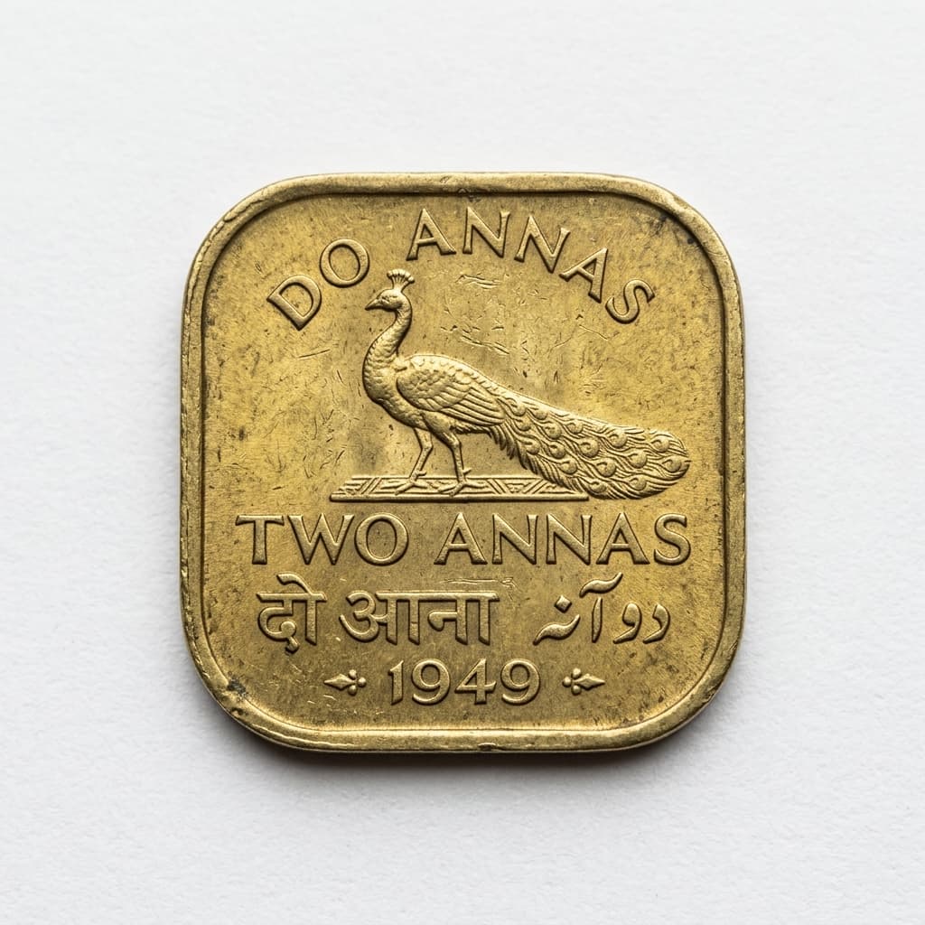 2 Annas - Ni-brass reverse