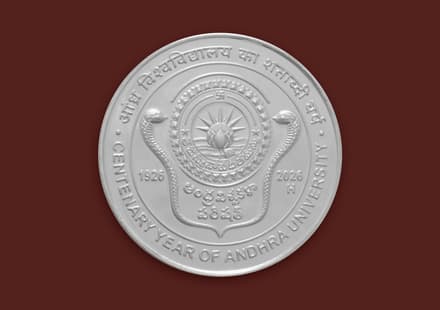 100 Rupees - Andhra University Centenary Year reverse