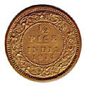 Half Pice (George V) reverse
