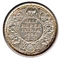 Half Rupee (George V) reverse