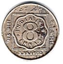 Eight Annas (George V - Major Design Change) reverse