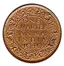 Quarter Anna (George VI) reverse