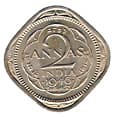Two Annas (George VI) reverse