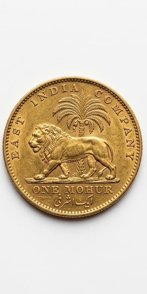 One Mohur (William IV) reverse