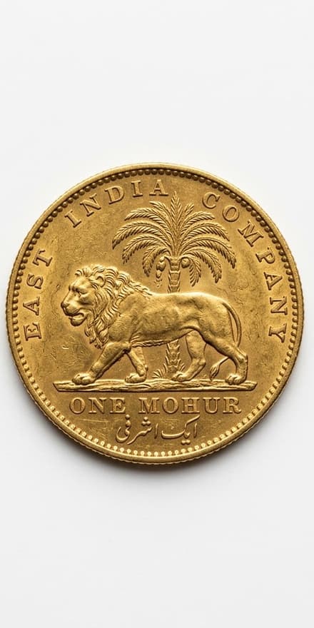 One Mohur (William IV) reverse