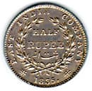 Half Rupee (William IV) reverse