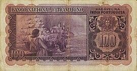 100 Rupias 1945 reverse