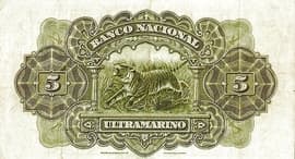 5 Rupias 1924 reverse