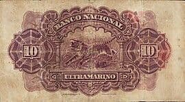 10 Rupias 1924 reverse
