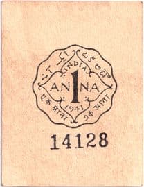 1 Anna (WWII Cash Coupon) 1941 reverse