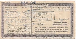 100 Rupees (Post Office National Savings Certificate) 1943 reverse