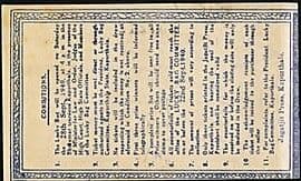 Lucky Bag Rupee - St. Dunstan's Fund (New Delhi) 1940 reverse