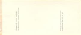 500 Rupee Specimen Travellers Cheque Indian Overseas Bank ND reverse