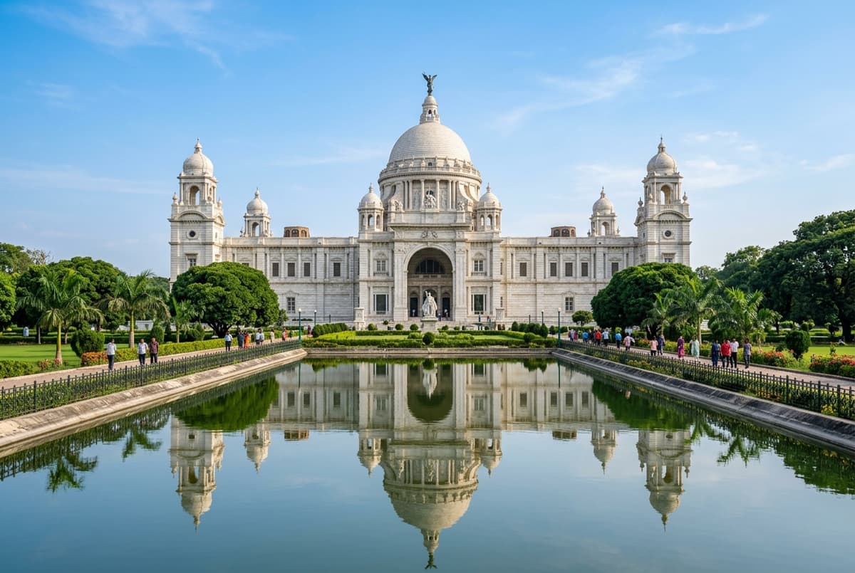 Victoria Memorial in Kolkata from British India