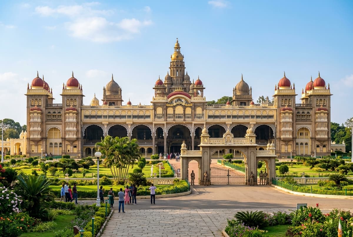 Mysore Palace associated with the Wadiyar rulers of Mysore