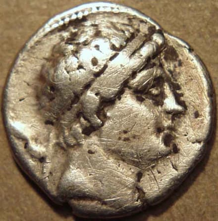 Diodotos I Silver drachm, c. 250 BCE obverse
