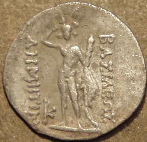 Demetrios I Copper hexa-chalkon / sextuple unit, c. 200-185 BCE reverse
