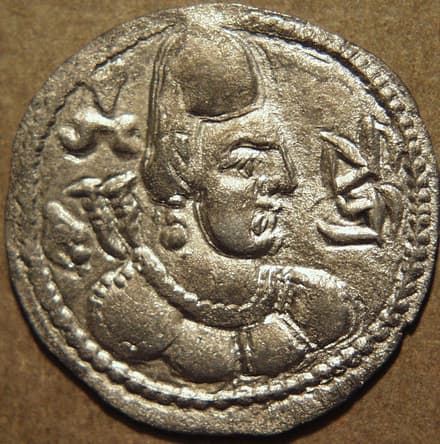 Khingila silver drachm obverse