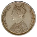 Half Rupee (Queen Victoria, Mature Bust) obverse