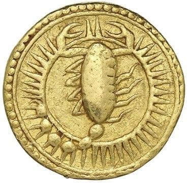 1 Mohur - Jahangir (Scorpio - Agra) obverse