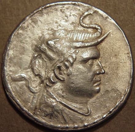 Paratarajas / Parata Rajas Miratakhma, silver drachm obverse