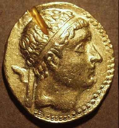Diodotos II Gold stater, c. 230 BCE obverse