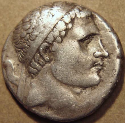 Diodotos I or II Silver tetradrachm, c. 240 BCE obverse