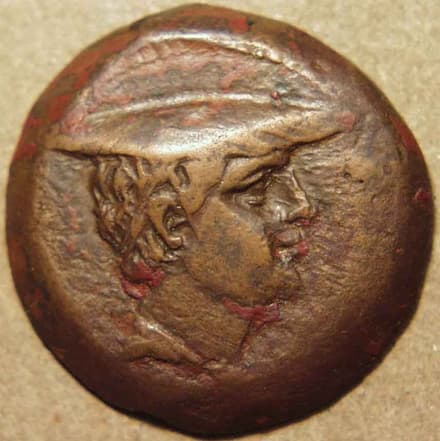 Diodotos I or II Silver hemidrachm, c. 240 BCE obverse