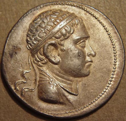 Euthydemos II Silver tetradrachm, c. 185-180 BCE obverse