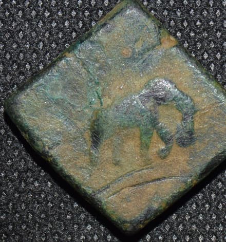 Antimachus I Copper tri-chalkon, c. 174-165 BCE obverse