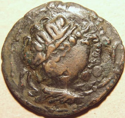 Scythian: Heliocles imitation, AE tetradrachm - Copper obverse