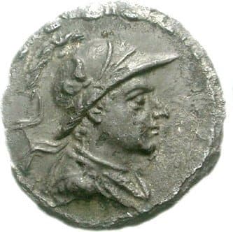 Antialcidas, Silver drachm obverse