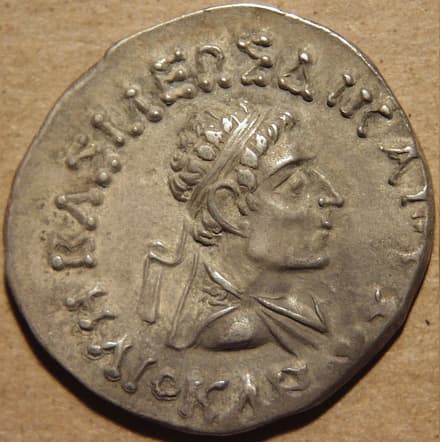 Heliocles II, Silver tetradrachm obverse