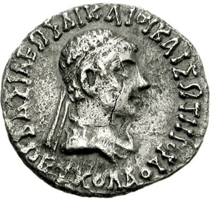 Peucolaos, Silver drachm obverse