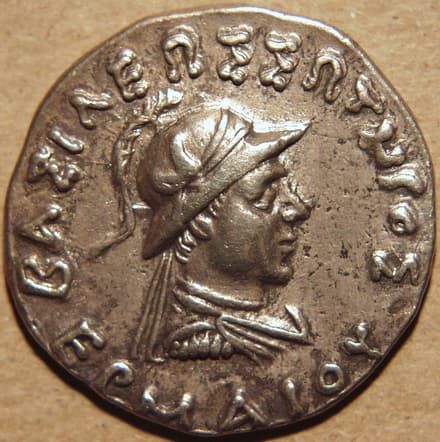 Hermaios imitation, Silver drachm obverse