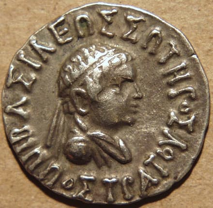 Hippostratos, Silver drachm obverse