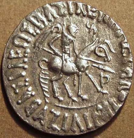 Azilises, Silver tetradrachm obverse
