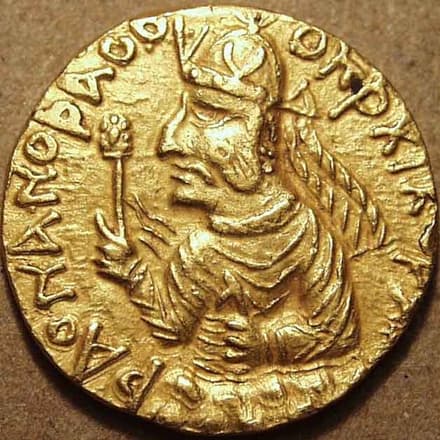 Huvishka Gold dinar matrix obverse
